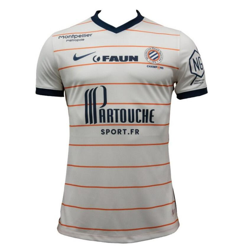 2021/22 Montpellier Hérault Sport Club Away Kit Soccer Jersey